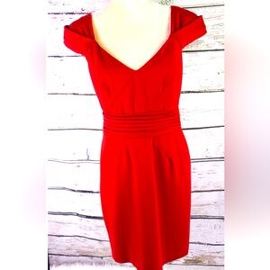 Badegley Mischka Collection Red Dress Size 8